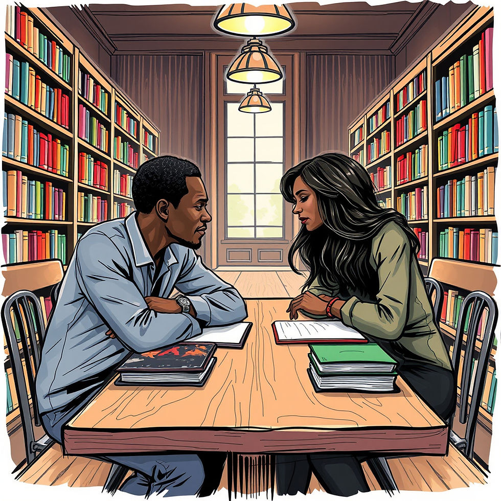 A Meeting at the Library