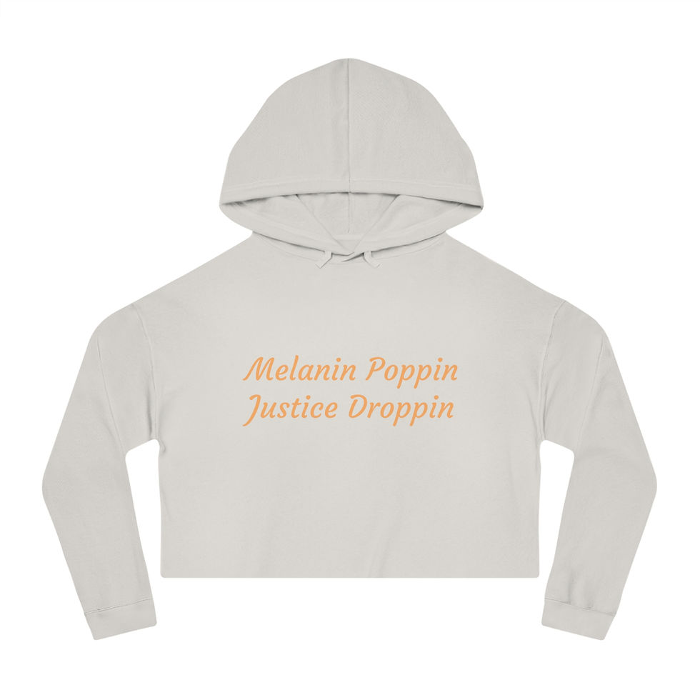 Thumbnail: Love a Melanin Cropped Hoodie 