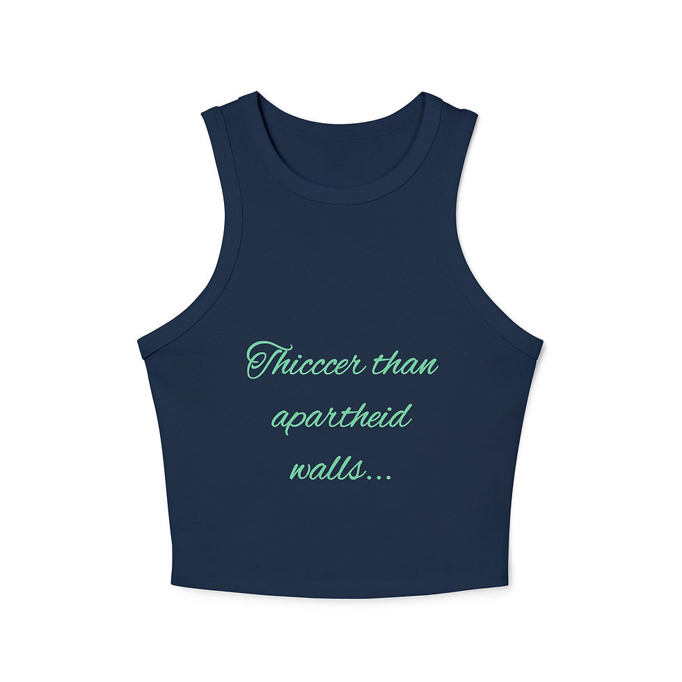Thumbnail: Thiccc and Dangerous- Women's Micro Rib Racer Tank