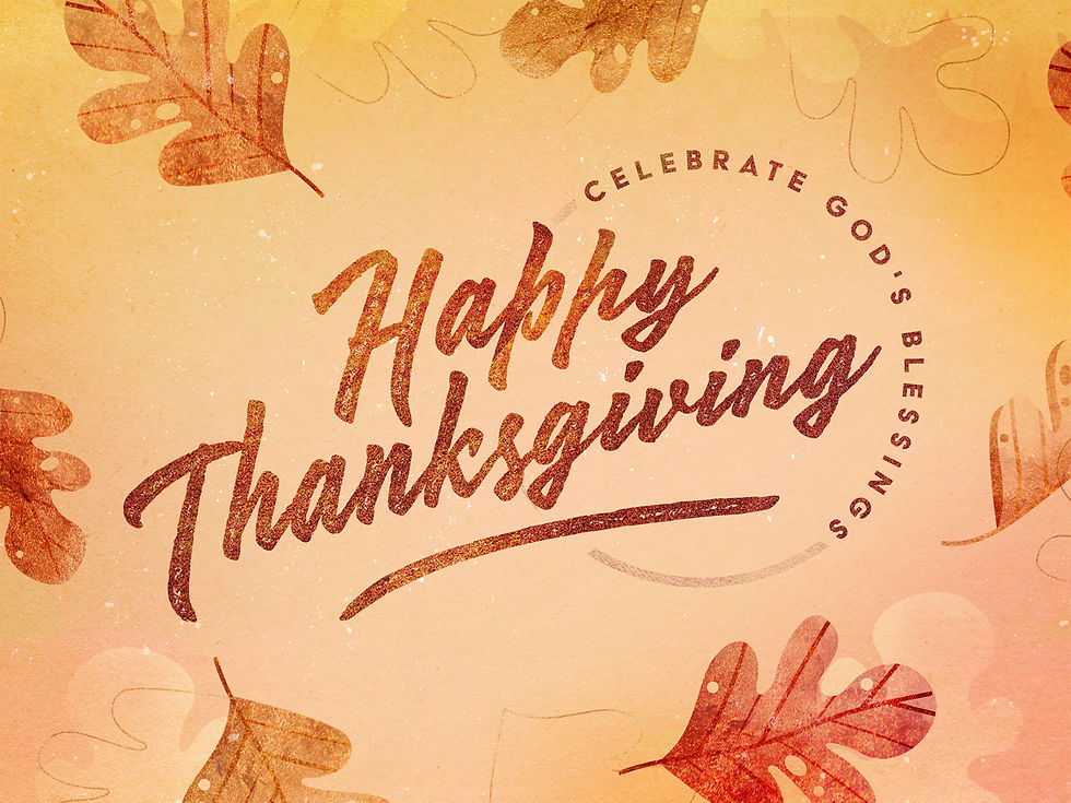 Thanksgiving - Office Closed