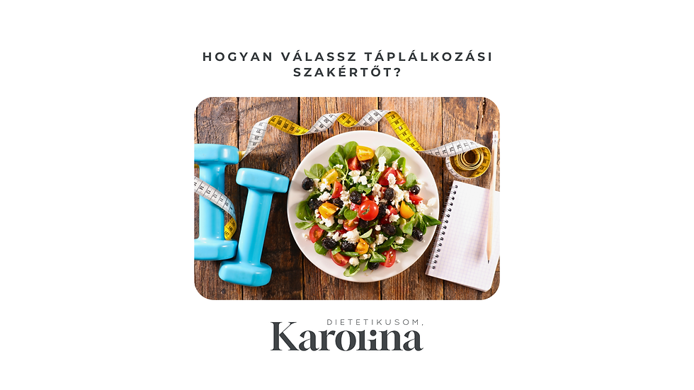 Táplálkozási szakértő választás