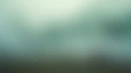 Sheets with green grid patterns flying in a Nordic wind while a woman sits on a rocky cliff watching.