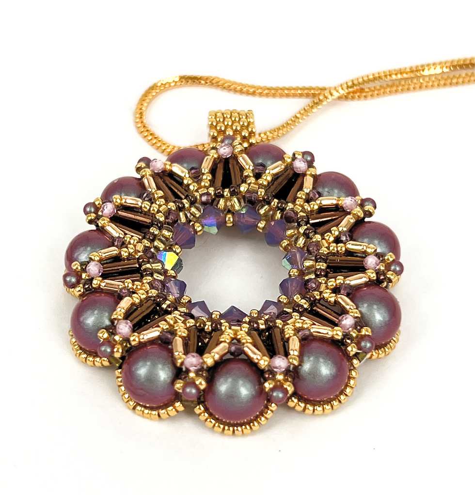 Thumbnail: "Plum Twilight" Pendant