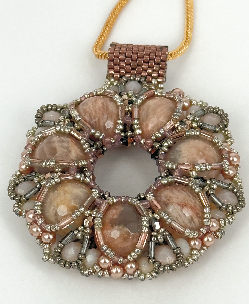 Thumbnail: "Rosewood Dawn" Pendant