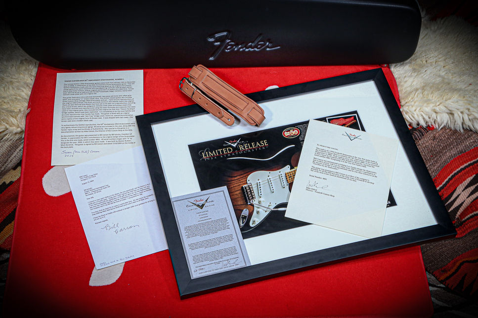 2004 Fender 50th Anniversary Stratocaster #1 Bill Carson "Sunburst"