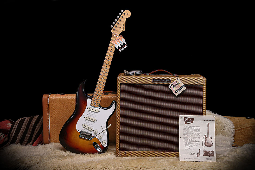 Thumbnail: 1958 Fender Stratocaster & Matching Tweed Pro Amp