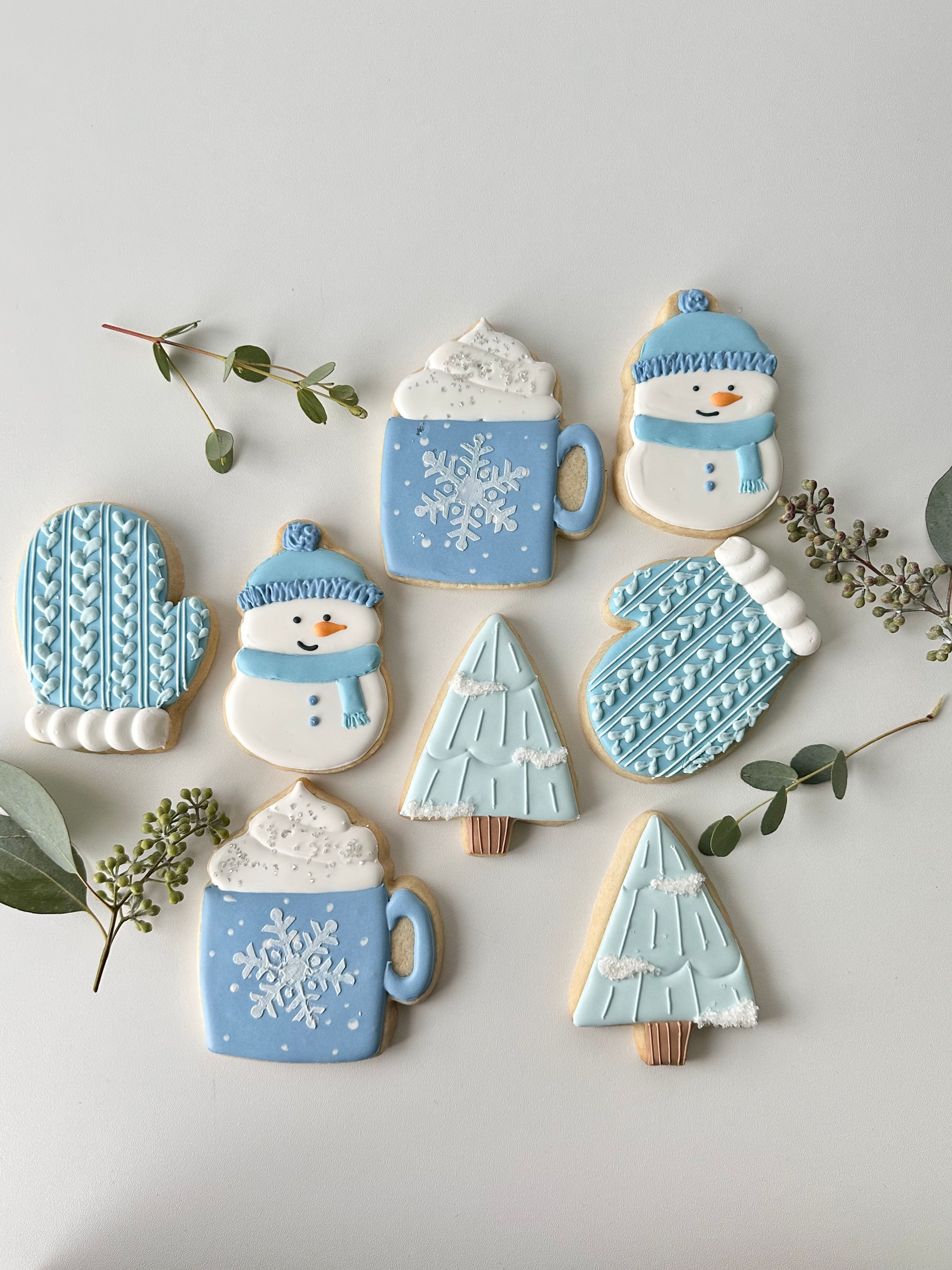 Wintery Sugar Cookies