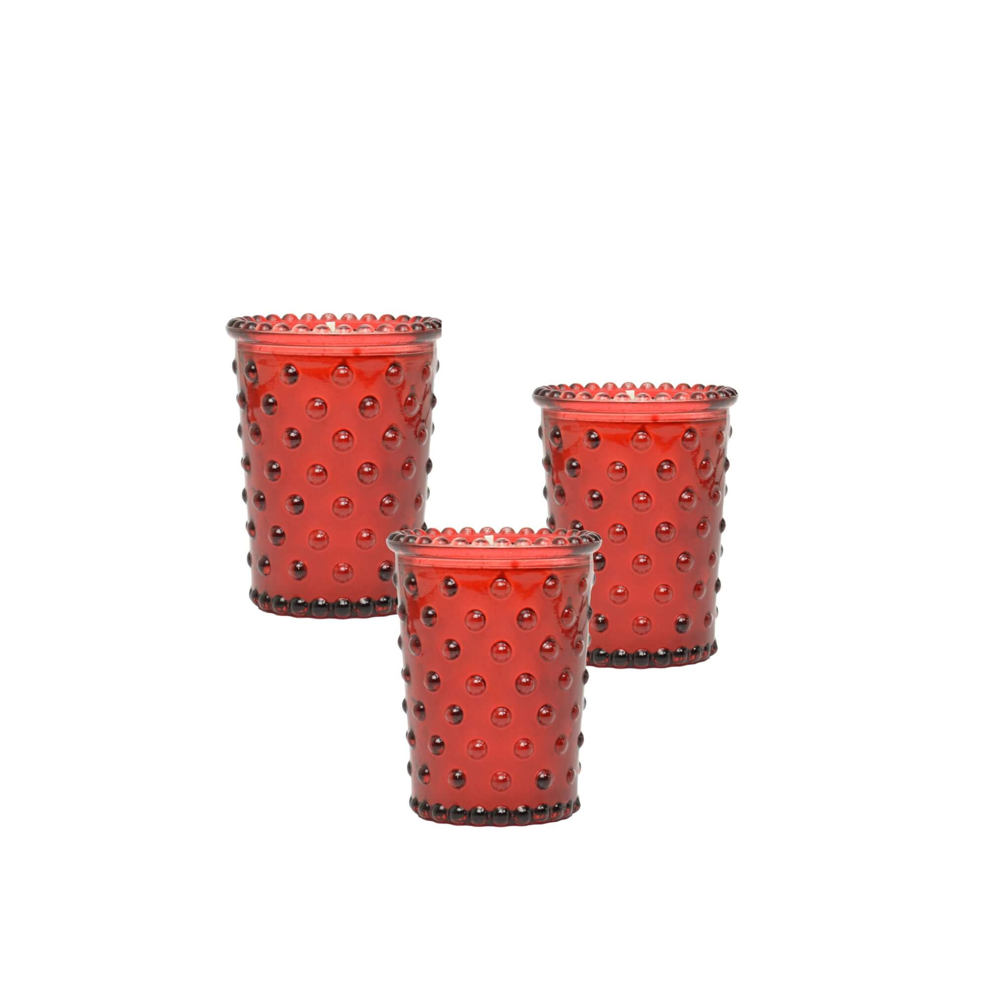 Simpatico Hobnail Votive Candle Reindeer