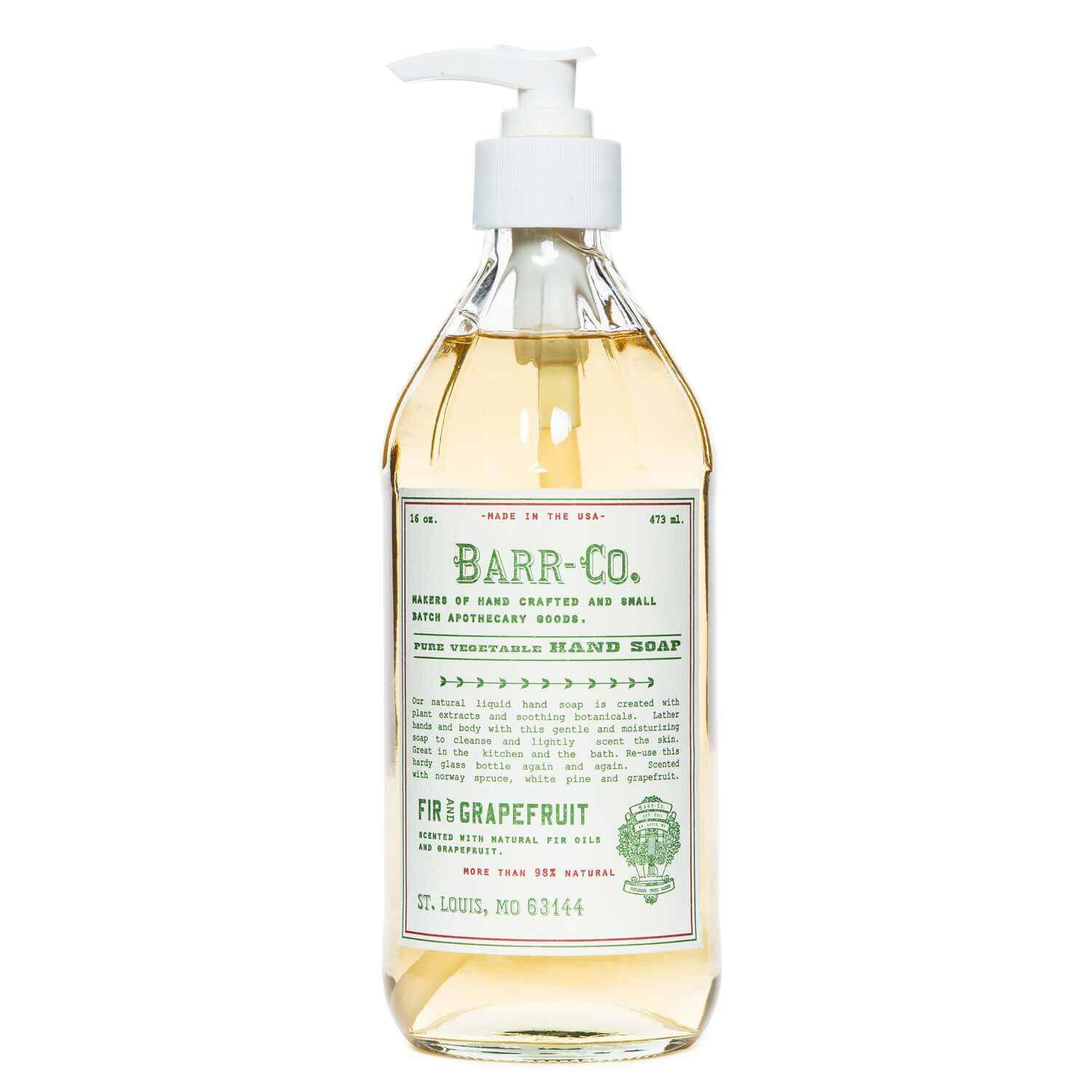 Barr-Co - Fir & Grapefruit Liquid Soap