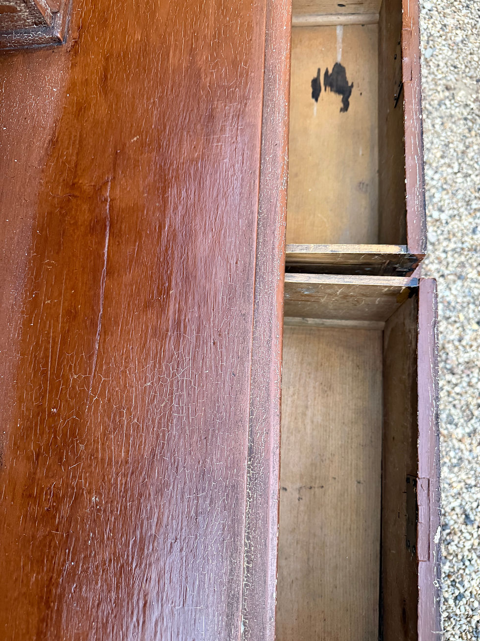 Thumbnail: Victorian Chippy Painted Pine Dressing Chest