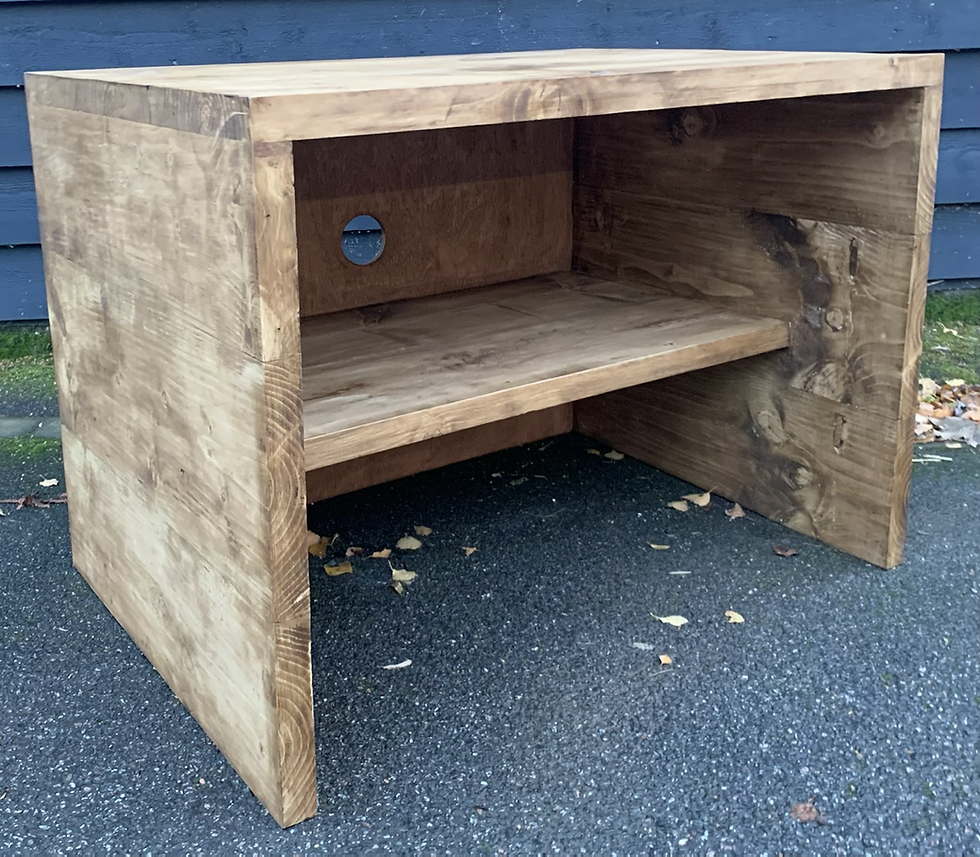 Thumbnail:  Handmade-Rustic-Reclaimed-Pine-Scaffold-Board-TV-Stand-