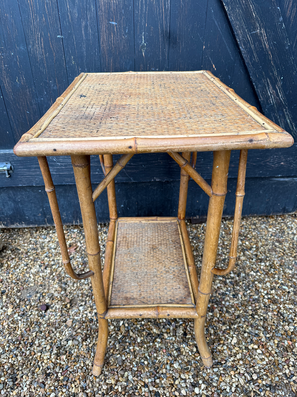 Thumbnail: Victorian Aesthetic Movement Bamboo Occasional Side Table