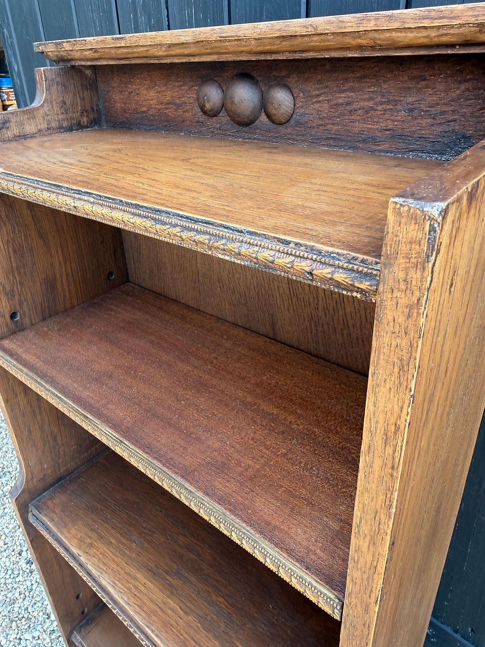 Thumbnail: Narrow Handmade Arts & Crafts Style Small Bookcase