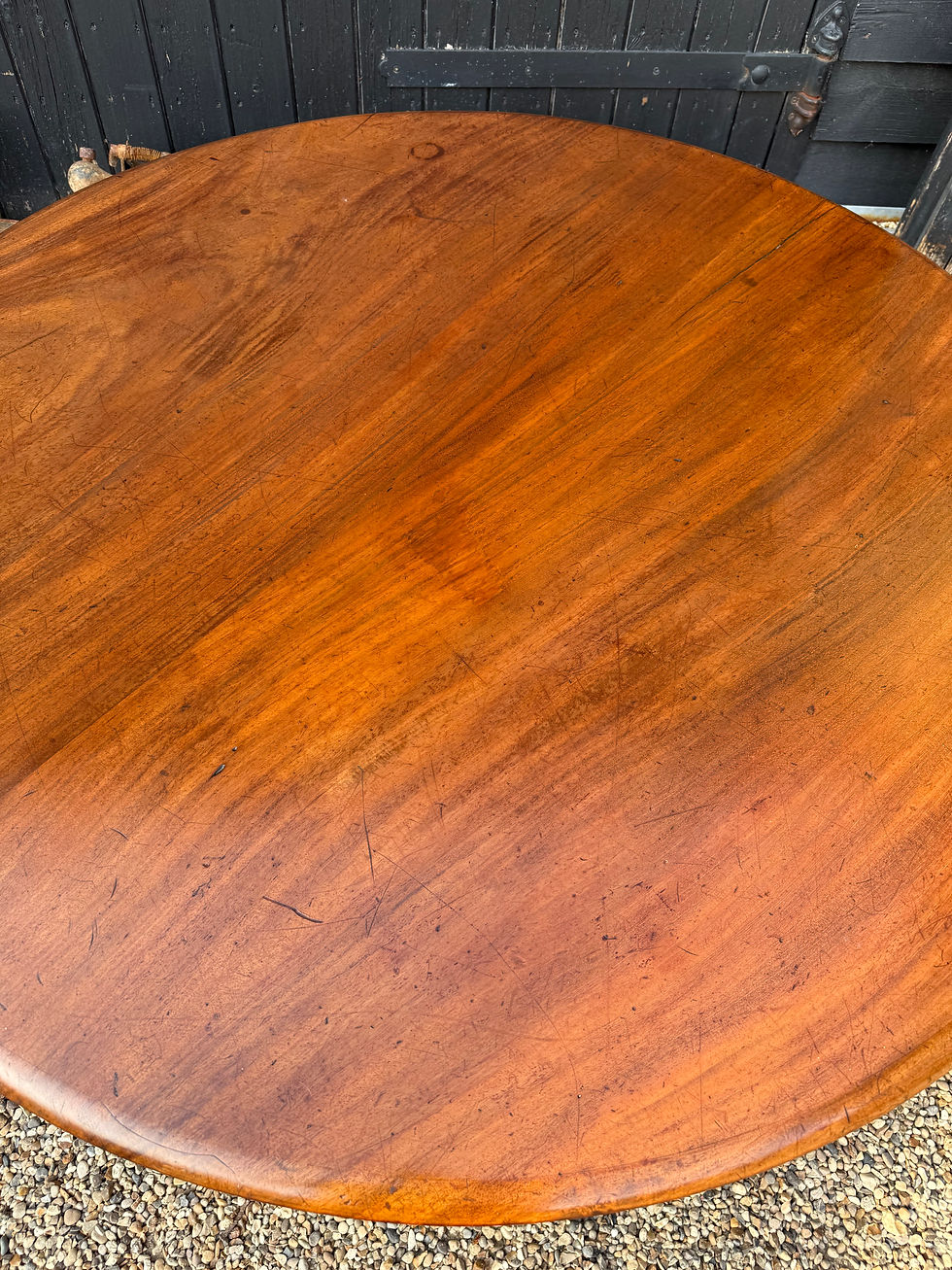 Thumbnail: Victorian Mahogany & Veneer Round Coffee Table