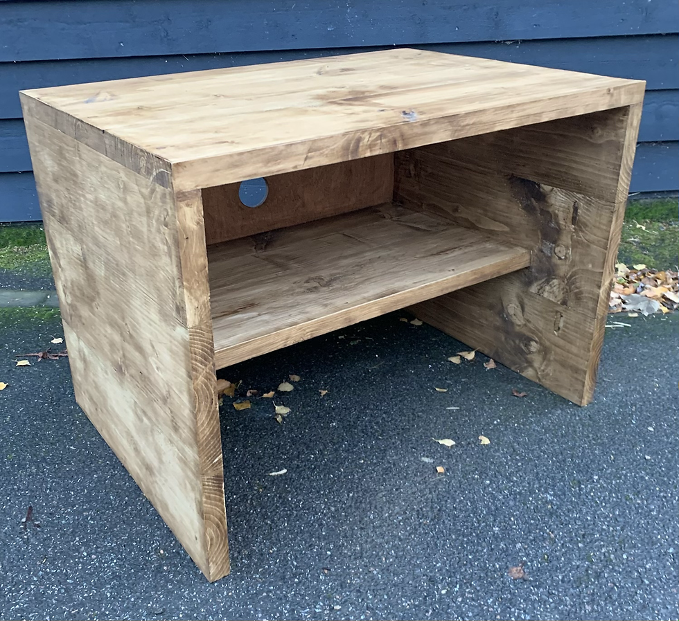 Thumbnail:  Handmade-Rustic-Reclaimed-Pine-Scaffold-Board-TV-Stand-