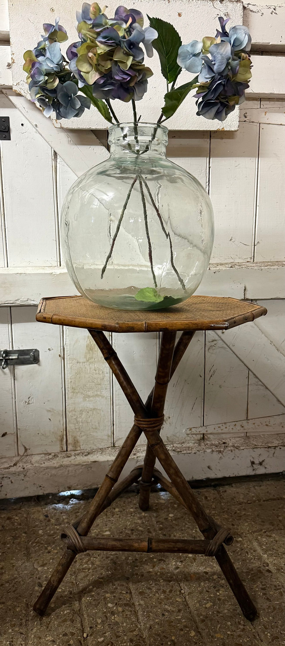 Thumbnail: Small Victorian Tiger Bamboo Occasional Side Table