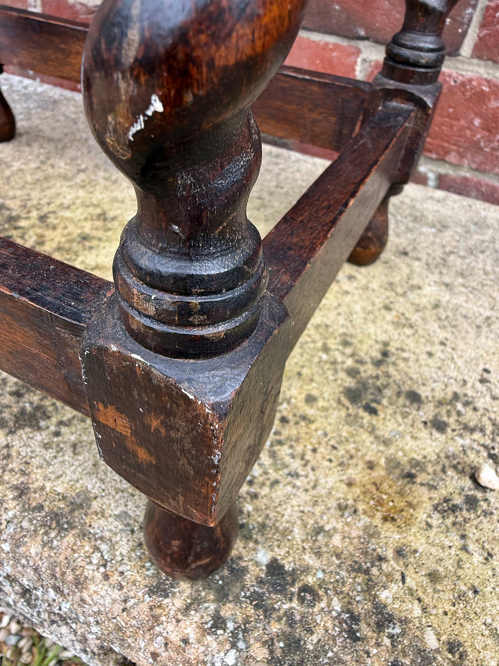 Thumbnail: Early 20th Century Oak Occasional Side Table / Lamp Table