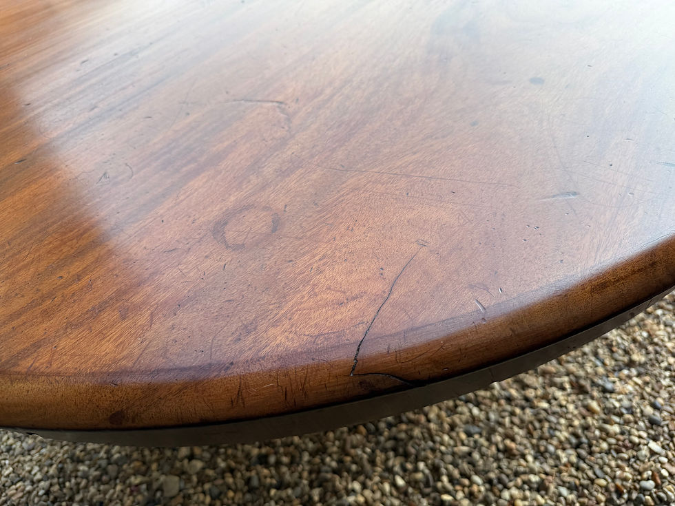 Thumbnail: Victorian Mahogany & Veneer Round Coffee Table