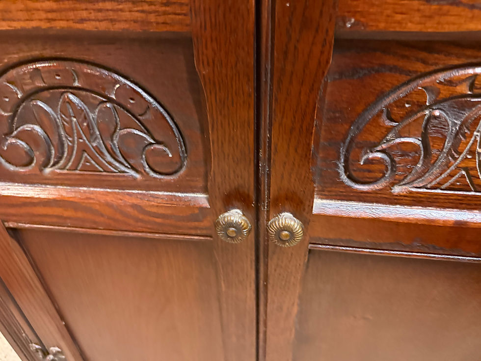 Thumbnail: Old Charm Glazed Corner Display Cabinet