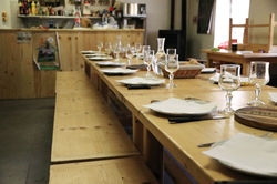 Salle commune du gîte