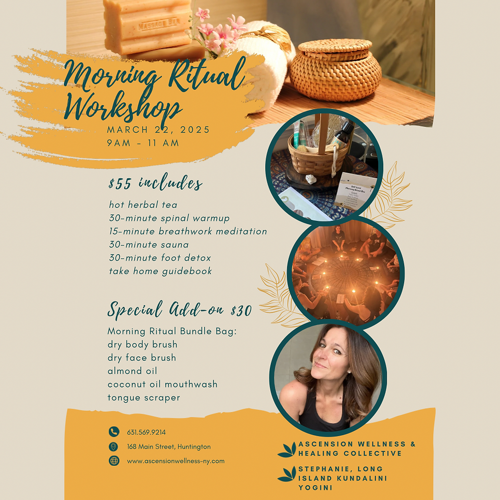Morning Ritual Workshop