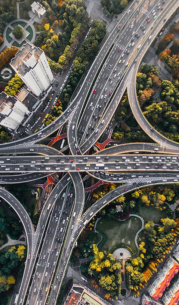 Aerial Photo of a Road