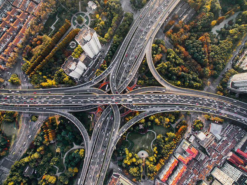 Aerial Photo of a Road