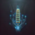 DALL·E 2025-04-16 17.16.03 - A stylized, futuristic depiction of a single stalk or cluster