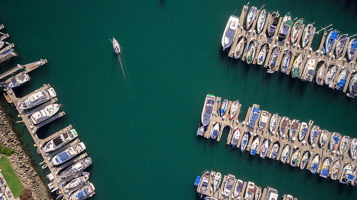 Boats In Marina