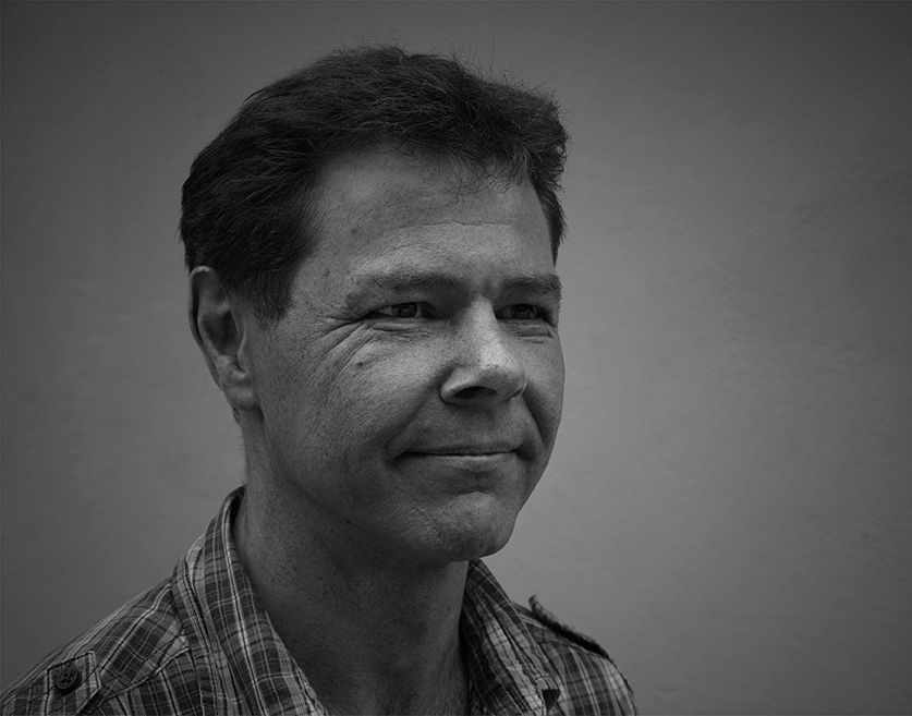 Schwarzweiss-Portrait von Jürg Furrer