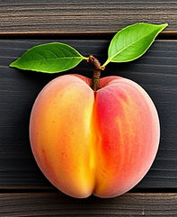 A perfect juicy peach