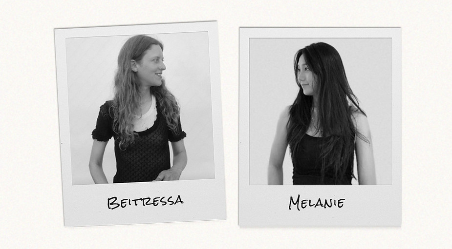 Polariod Portraits of Beitrssa and Melanie