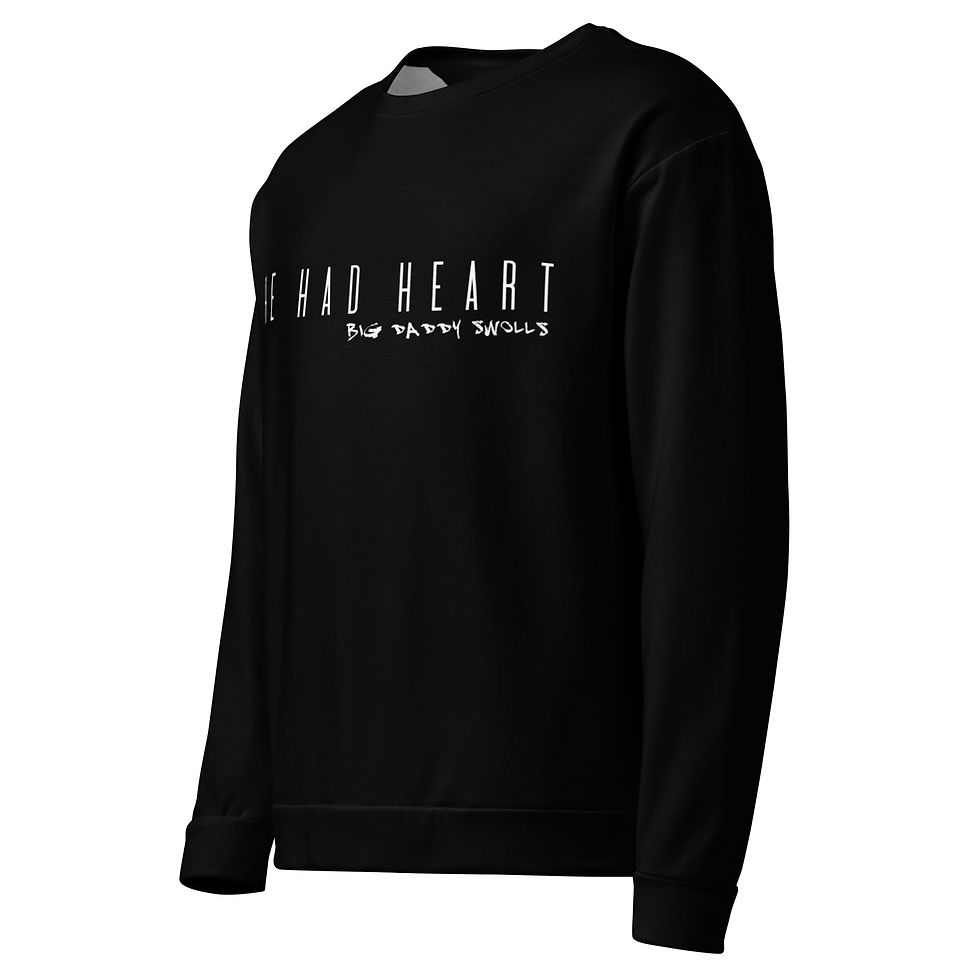 Thumbnail: He Had Heart - Black Sweatshirt