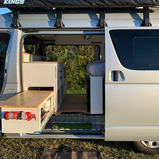 Slide out kitchen work bench