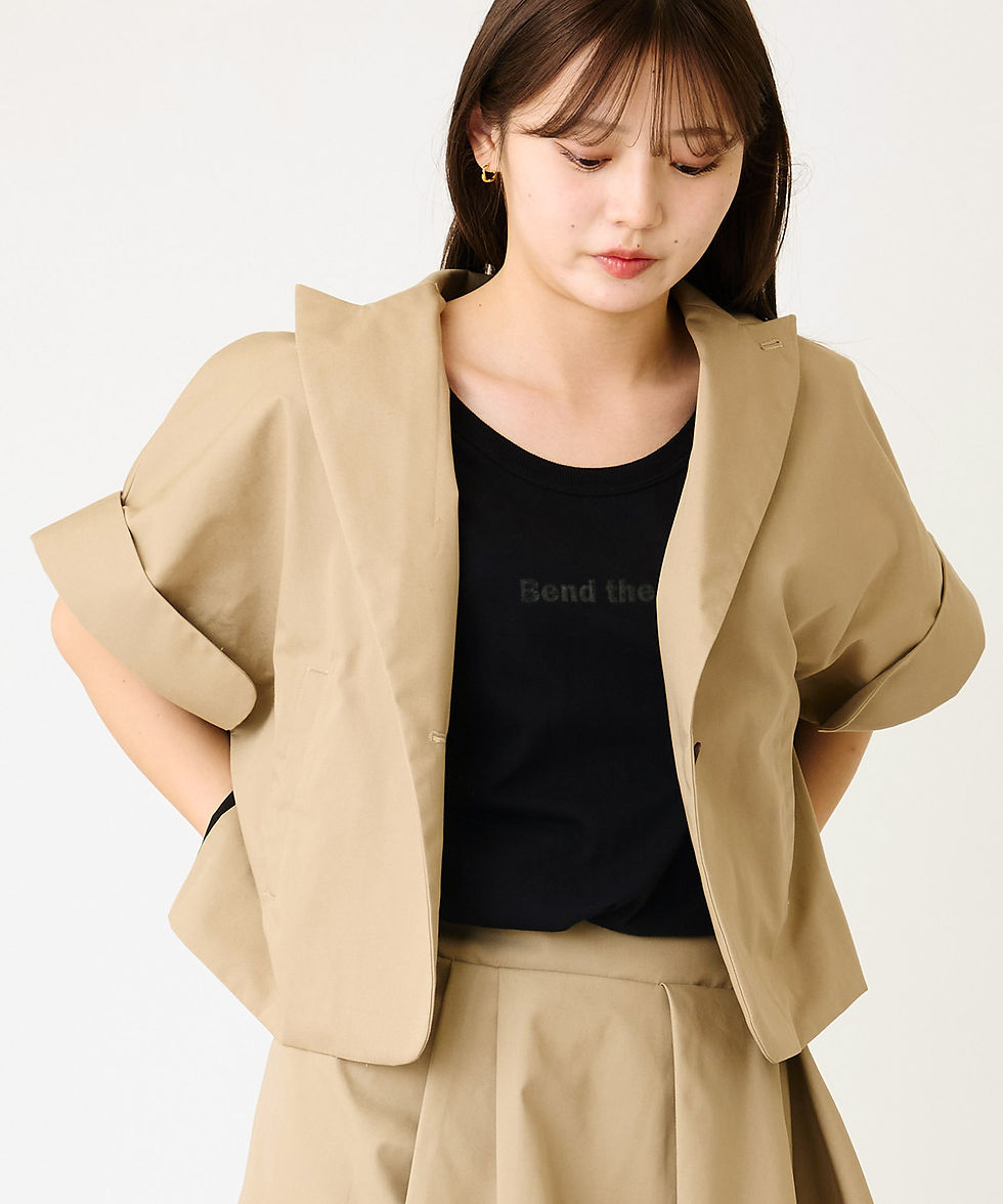サムネイル： Sheer mix jacket