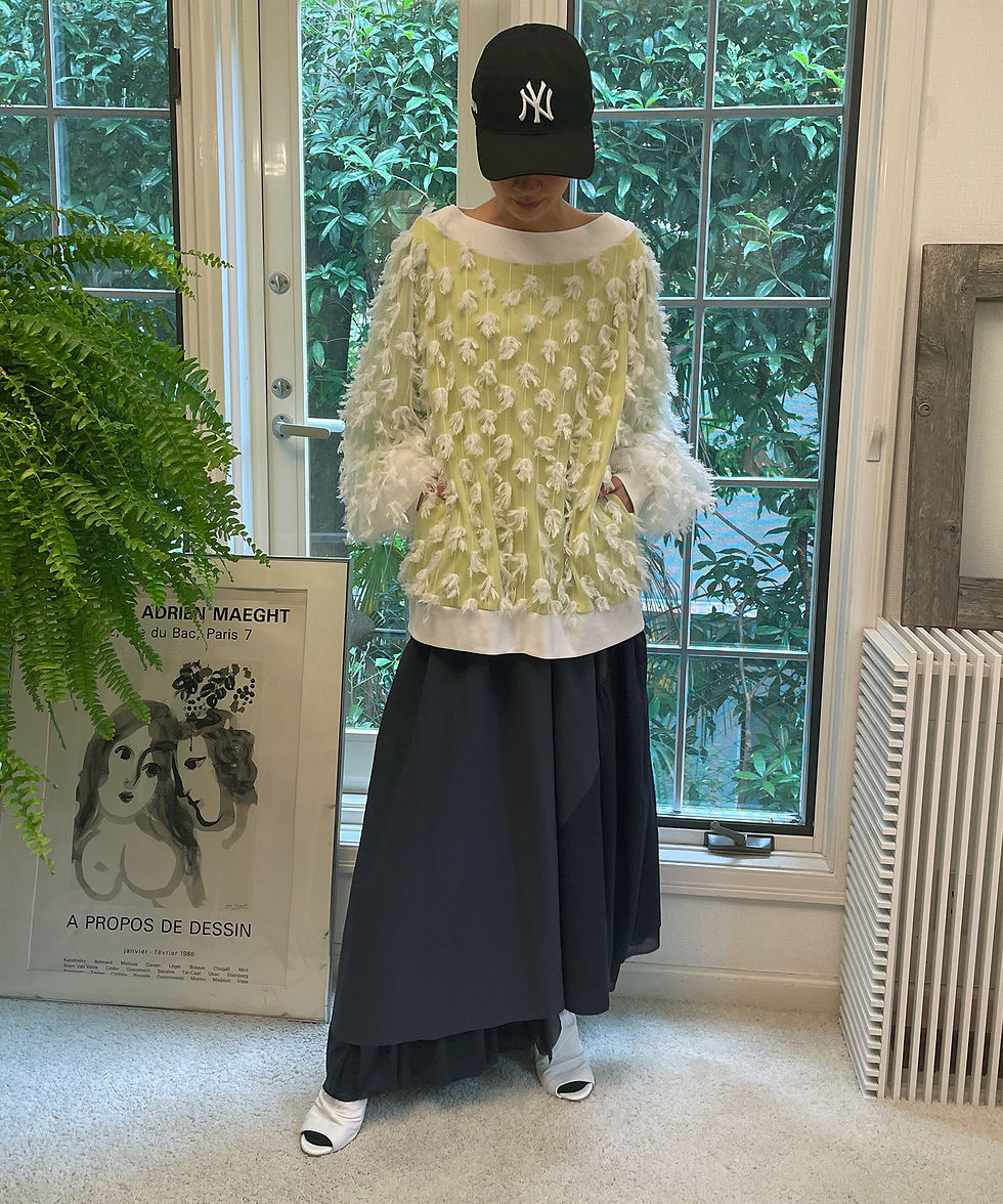 サムネイル： Paper touch volume skirt
