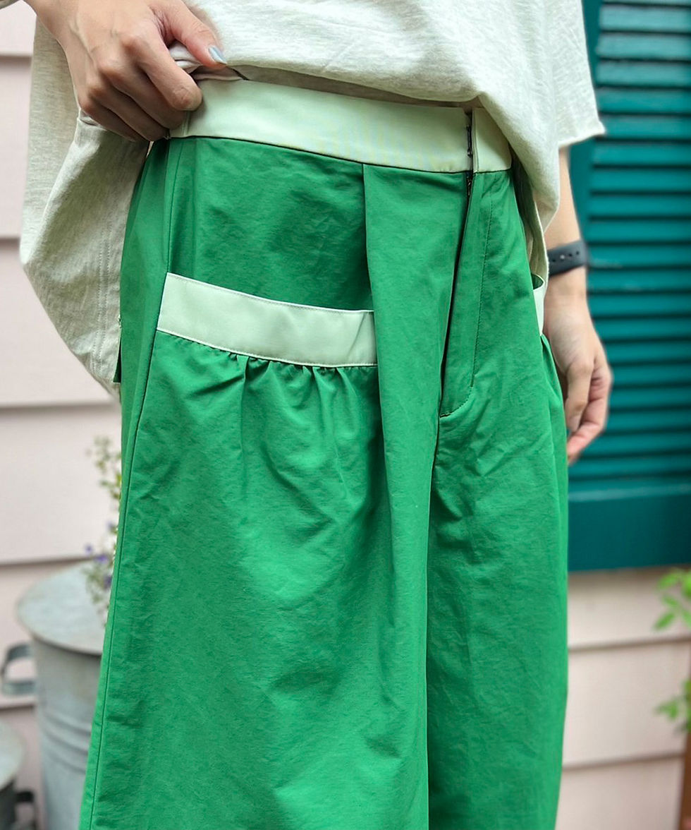 サムネイル： Bicolor culottes pants【香港別注】