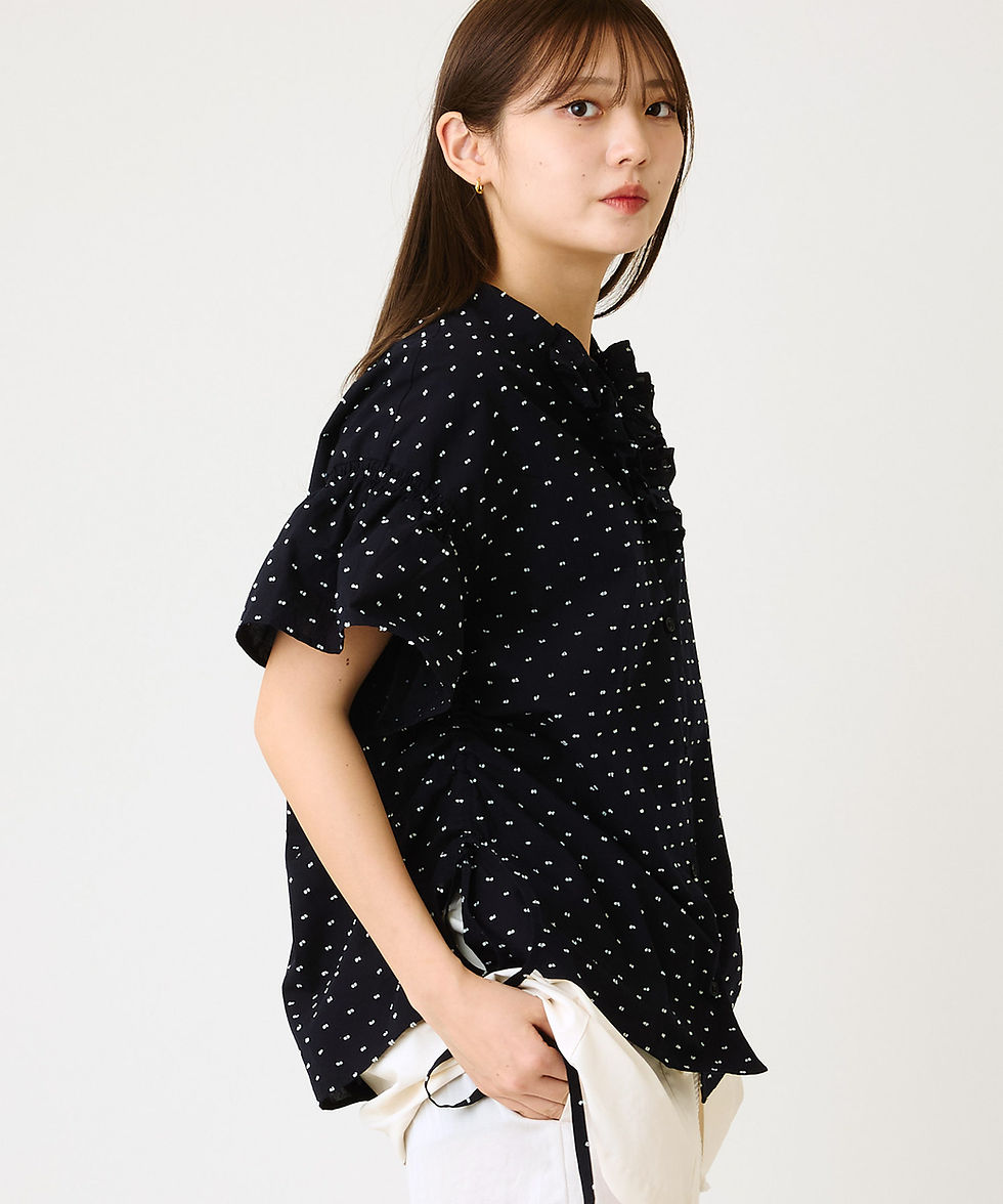 サムネイル： Organic dobby blouse