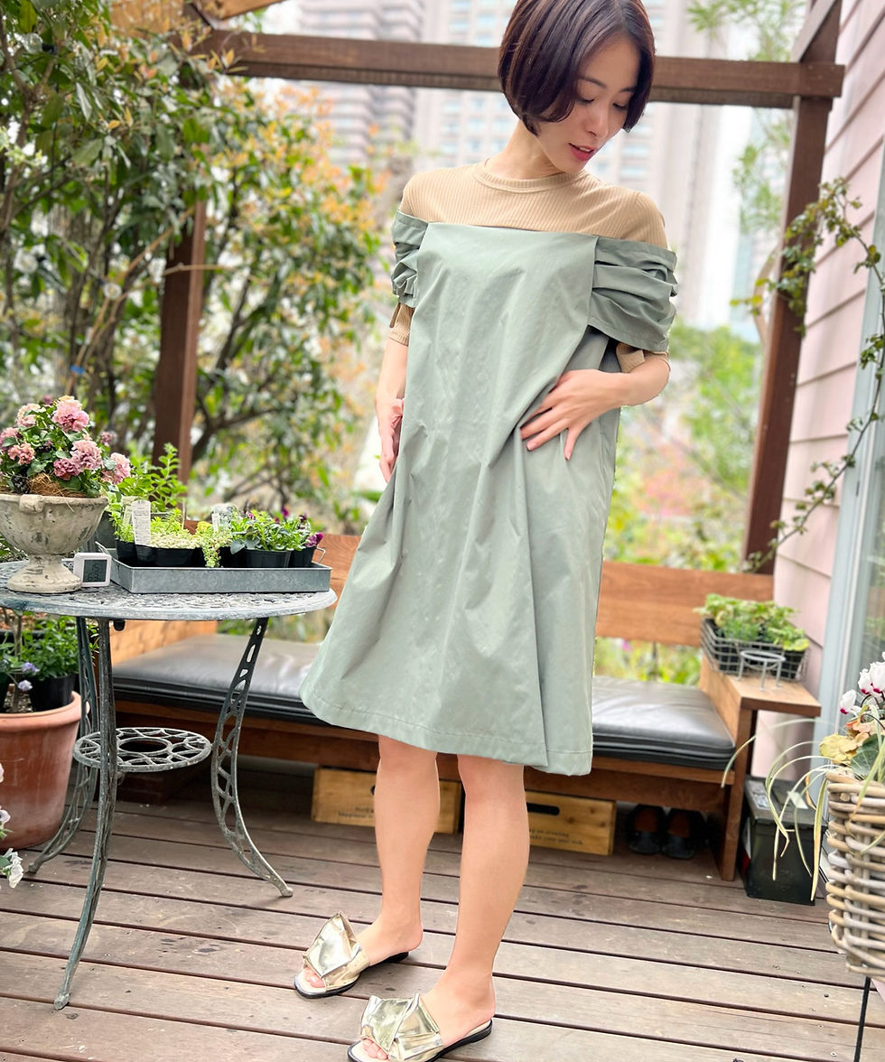 サムネイル： Taslan off-shoulder design tunic(製品)