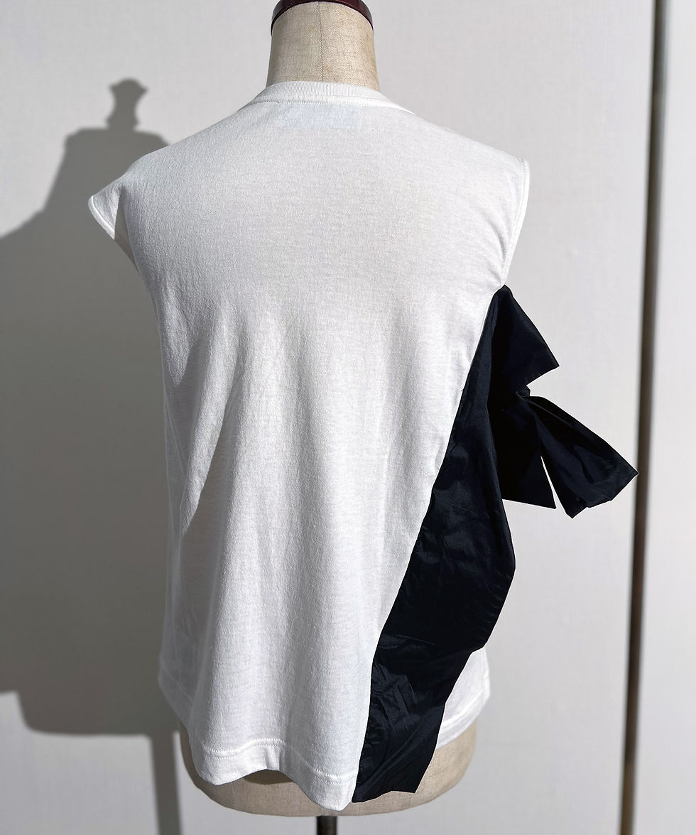 サムネイル： Ribbon sleeveless Tee(B製品)