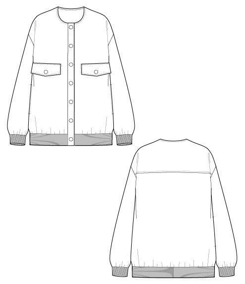 Thumbnail: Stretch velveteen cardigan