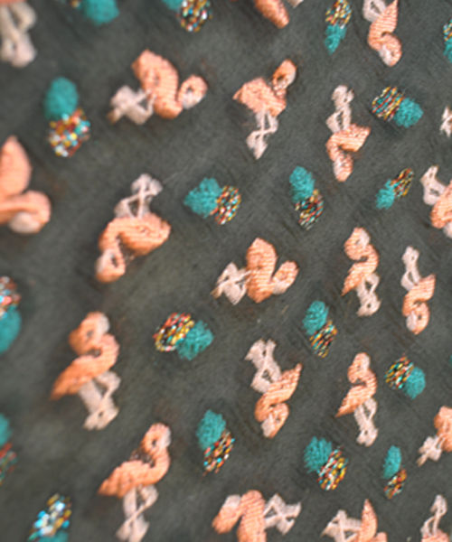 サムネイル： Flamingo pattern camisole dress
