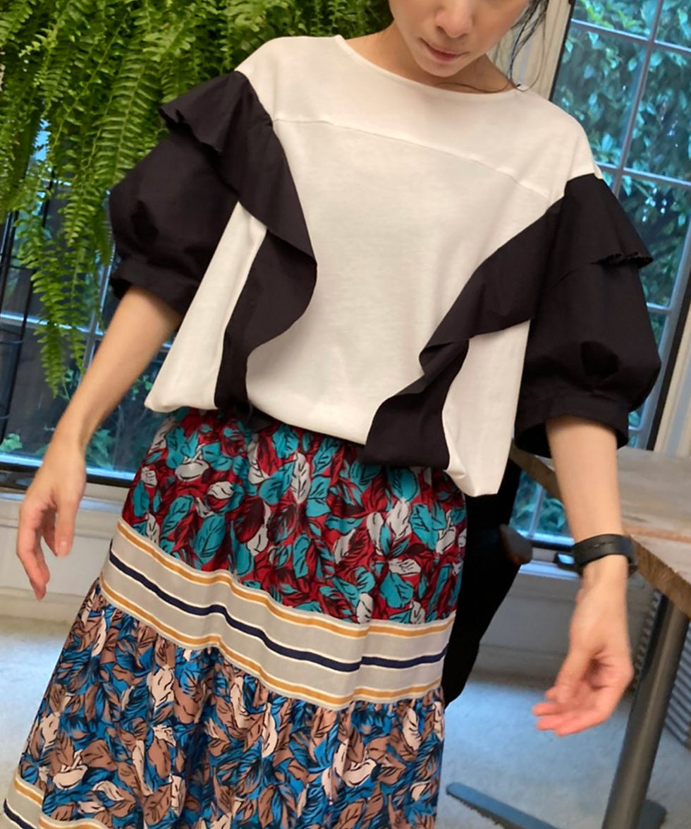 サムネイル： Side Ruffled pullover