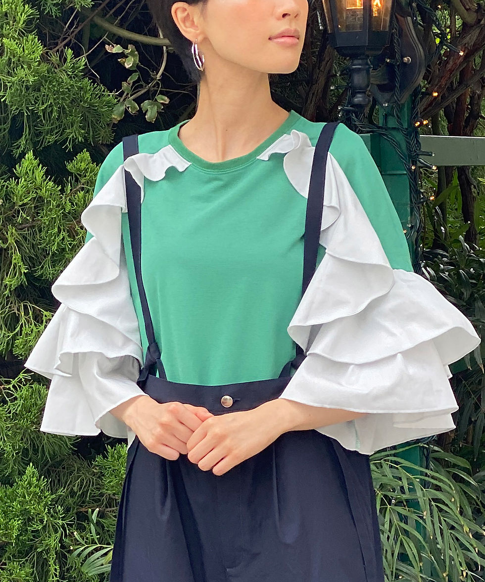 サムネイル： Ruffle frill design pullover