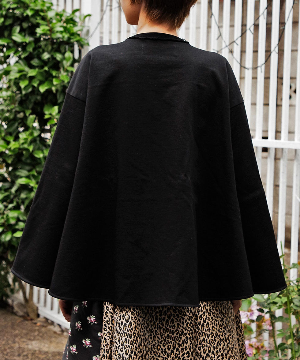 サムネイル： Frill switching A-line print pullover