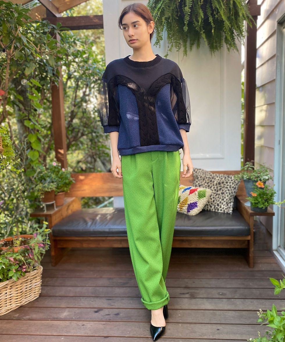 サムネイル： Cable knit design pullover