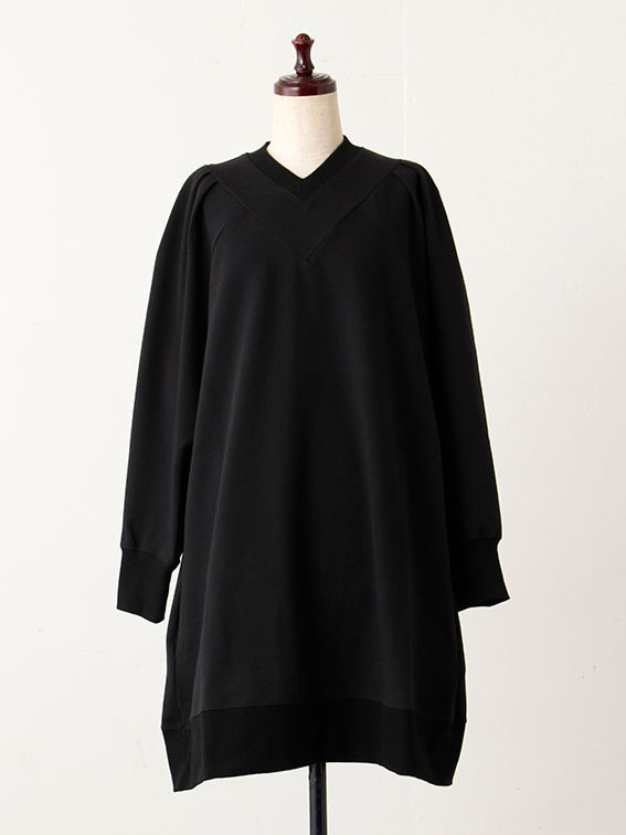 French Terry Vneck Pullover