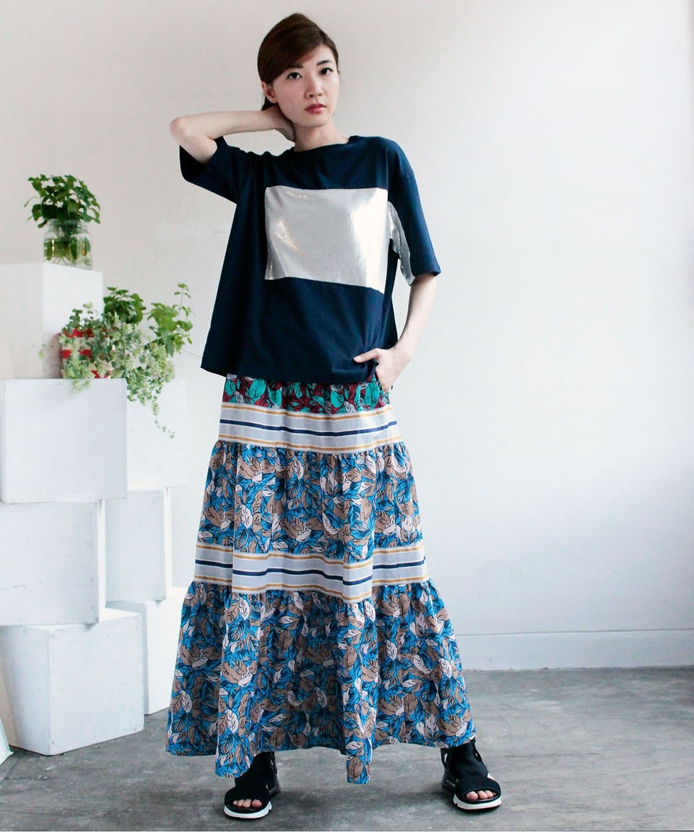サムネイル： Exclusive Import printed  skirt