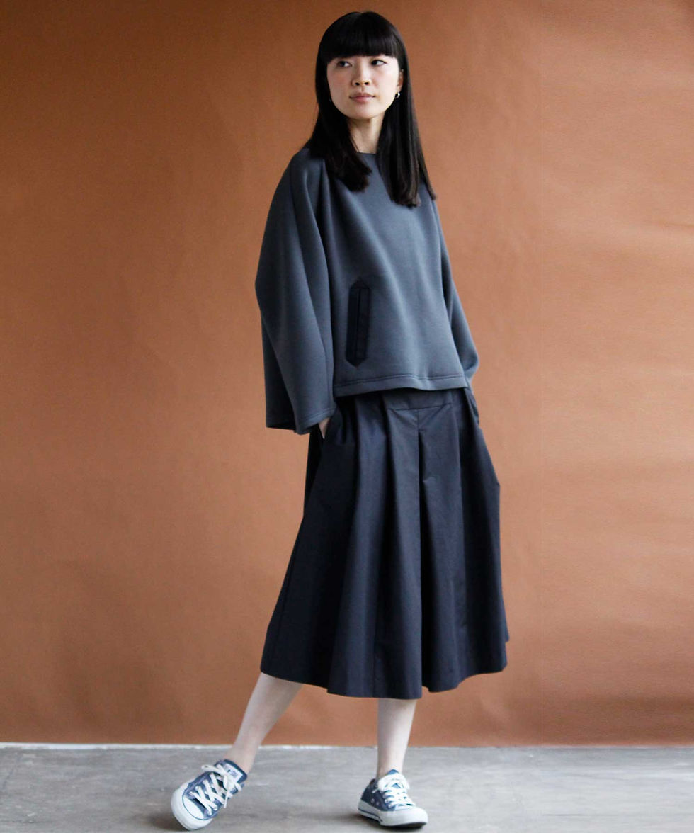 サムネイル： Side tuck culottes pants