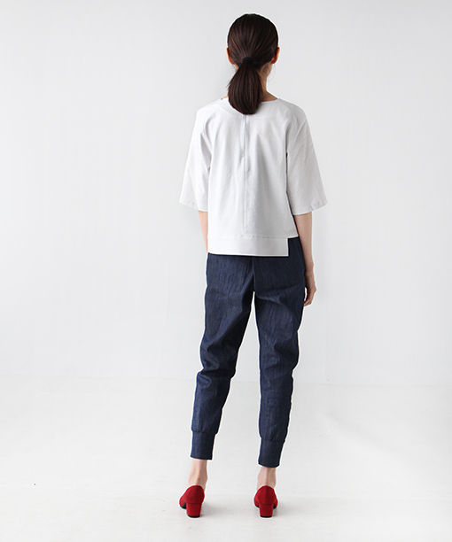 サムネイル： Ankle length denim pants